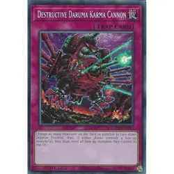 Yu-Gi-Oh Destructive Daruma Karma Cannon MP23-EN217 Prismatic Secret Rare - Image 1