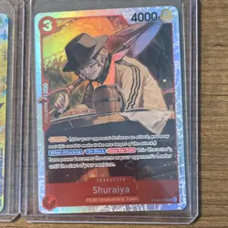 Bandai One Piece CCG OP06 Foil Alt Art Character Lot Rebecca Shuraiya 3 - Image 2