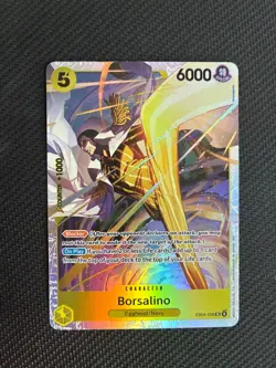 One Piece TCG Borsalino EB04-058 SR Adventure on Kami's Island Foil English NM - Image 3