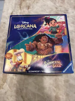 NEW Disney Lorcana Trading Card Game Shimmering Skies Illumineer's Trove Box - Image 1