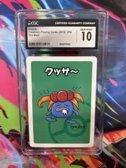 2019 Gloom Old Maid Japanese Pokemon Card CGC 10 Gem Mint - Image 1