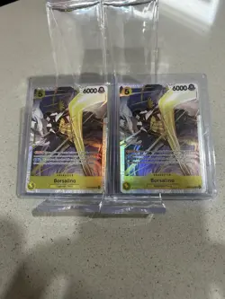 Borsalino OP15 SR Two Card Lot One Piece TCG Kami’s Island - Image 1