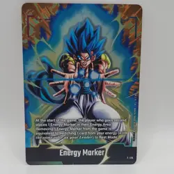 Bandai Dragon Ball Super Card Game Energy Marker SSB Gogeta E-126 2nd Anniv - Image 1