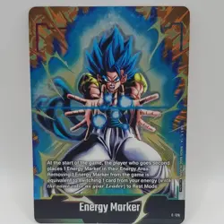 Bandai Dragon Ball Super Card Game Energy Marker SSB Gogeta E-126 2nd Anniv - Image 2