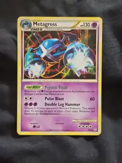 Pokemon Metagross 4/95 Cracked Ice Holo Rare Unleashed Card - Image 1