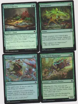 GREEN-BLUE- ALL FOIL DECK 40 CARDS N-MINT MTG MAGIC UNPLAYED ALL BLOOMBURROWL-32 - Image 1