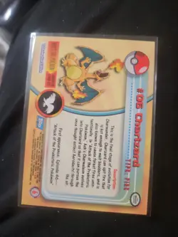 Charizard 06 Evolution Topps Series 1 1999 TV Animation Pokemon Card NM - Image 2