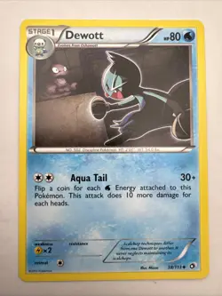 Dewott 38/113 Legendary Treasures Uncommon Pokemon Card *Grimer cameo - Image 1
