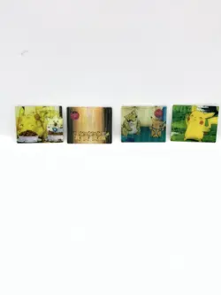 Pikachu ×4 Meiji Promo Super Change Card Pokemon TCG 3D Lenticular Rare Nintendo - Image 1