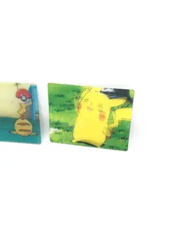 Pikachu ×4 Meiji Promo Super Change Card Pokemon TCG 3D Lenticular Rare Nintendo - Image 5