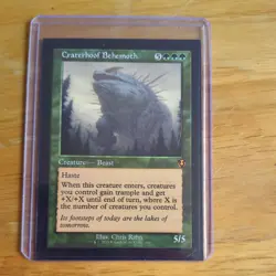MTG - Craterhoof Behemoth - Retro - Innistrad Remastered - NM Free UK 1st P&P - Image 1