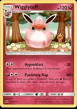 Wigglytuff 72/111 Rare Crimson Invasion Pokemon NM - Image 1