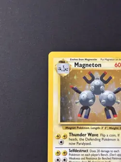 Pokemon TCG Magneton 009/102 Base Set Holo Rare 1999 HP60 Stage 1 WOTC - Image 2
