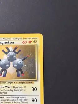 Pokemon TCG Magneton 009/102 Base Set Holo Rare 1999 HP60 Stage 1 WOTC - Image 3