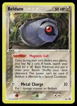 Pokemon Card - Beldum Nintendo Black Star Promos 022 Promo - Image 1