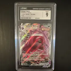 Pokemon Gengar VMAX Ultra Rare Holo CGC 9 157/264 Fusion Strike English 2021 - Image 1