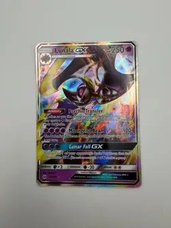 Lunala GX 66/149 SM Base Set Ultra Rare Holo Pokemon Card MP - Image 1