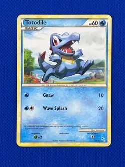 Pokemon TCG Totodile 14/30 HGSS Trainer Kit: Gyarados & Raichu Regular (MP) - Image 1