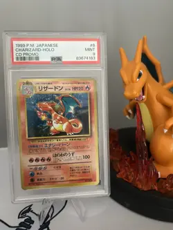 Charizard #6 CD Promo Holo Japanese Pokemon 1999 PSA 9 - Image 2