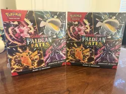 2x Pokemon PALDEAN FATES TCG Booster Bundles (Two) Brand New/Sealed - Image 1