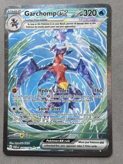 Garchomp ex 245/182 SV04: Paradox Rift Special Illustration Rare Pokemon - Image 1