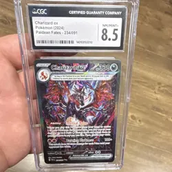 Charizard ex CGC 8.5 234/091 SV Paldean Fates Ultra Rare Full Art Holo 2024 - Image 1