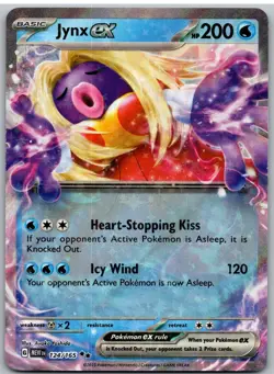 Jynx ex 124/165 Double Rare 151 Pokemon - Image 1