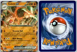Golem ex 076/165 Double Rare 151 Pokemon - Image 3
