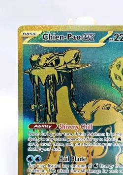 Chien-Pao EX 242/091 - Hyper Rare - Scarlet Violet Paldean Fates - Pokemon TCG - Image 2