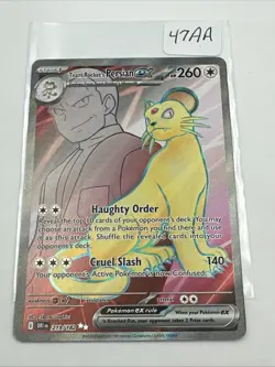 Pokemon TCG [Mint] - Team Rocket's Persian EX - 219/182 - Destined Rivals ✅ - Image 2