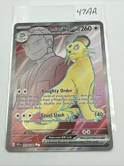 Pokemon TCG [Mint] - Team Rocket's Persian EX - 219/182 - Destined Rivals ✅ - Image 3