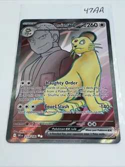 Pokemon TCG [Mint] - Team Rocket's Persian EX - 219/182 - Destined Rivals ✅ - Image 4