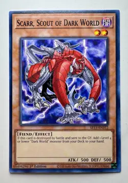 Yugioh! Scarr, Scout of Dark World - SR13-EN012 - Common - 1st Edition - Image 1