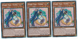 3x Fairy Tail - Luna - (RA01-EN009 - 1st Ed - Collector's Rare) - NM - Yugioh - Image 1