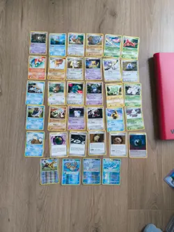 Pokemon Diamond And Pearl Mysterious Treasures Set Bundle - 34 Cards Inc Reverse - Image 1