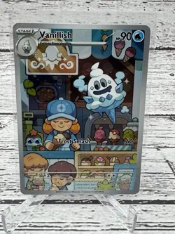 Vanillish 190/182 Paradox Rift Full Art Ultra Rare Holo Pokemon Card NM - Image 1