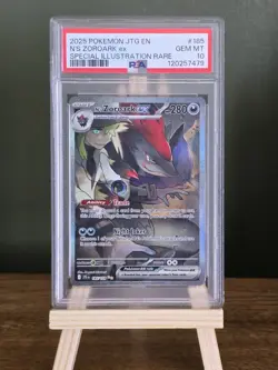 Gem Mint PSA 10 - N's Zoroark EX 185/159 - Journey Together - Pokemon Card - Image 1