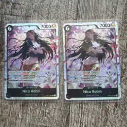 (2x) Nico Robin OP12-087 SR Legacy of the Master One Piece Card Game - Image 1