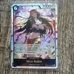 (2x) Nico Robin OP12-087 SR Legacy of the Master One Piece Card Game - Image 3