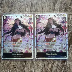 (2x) Nico Robin OP12-087 SR Legacy of the Master One Piece Card Game - Image 5