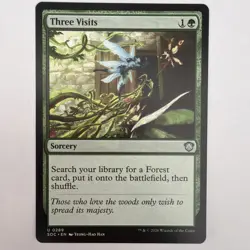 Three Visits - Uncommon - MTG Secrets of Strixhaven Commander - 0289 NM - Image 1