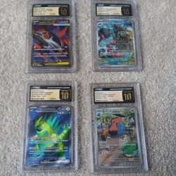 4 CGC Pristine 10 Graded Pokemon Slab Lot - Image 1