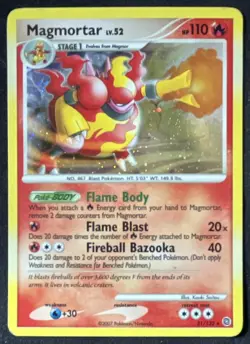 Diamond & Pearl Secret Wonders Magmortar #31/132 Pokemon 2007 - Image 1