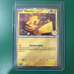Pikachu 51/162 Stamped 2026 Pokemon Day 30th Anniversary Promo - Image 1
