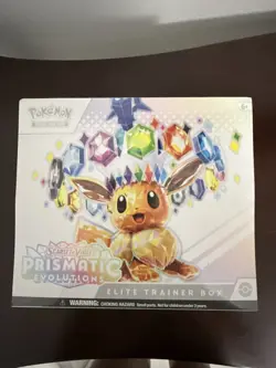 Pokemon TCG Scarlet & Violet Prismatic Evolutions ETB Elite Trainer Box Sealed - Image 1