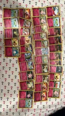 custom Fairy Lot Of 38 Pokemon Tcg - Image 1
