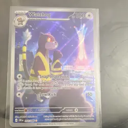 Nintendo Watchog 097/086 Rare Holo English 100HP CR1 Clash Rising Chikazawa - Image 1
