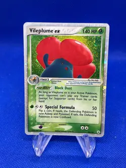 2004 Pokemon EX Hidden Legends Vileplume ex 100/101 Ultra Rare MP/HP - Image 1