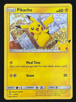 Pokemon TCG Pikachu 25/25 Holo Promo 25th Anniversary 2021 McD's NM/NP - Image 1