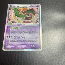 2006 Pokemon EX Dragon Frontiers Flygon ex (Delta Species) 92/101 Ultra Rare DMG - Image 2